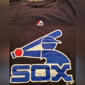 Majestic White Sox Graphic T-Shirt, Mens 2XLT